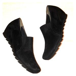 Paul Green Hidden Wedge Suede Gore Loafers Shoes